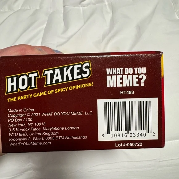 Hot Takes Card Game by What Do You Meme? - Red - Picture 4 of 4